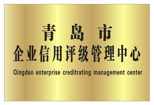 青島市企業信用評級管理中心 企業信用評級服務指南